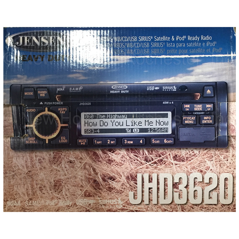 New Holland Radio Part # ZAEJHD3620HD