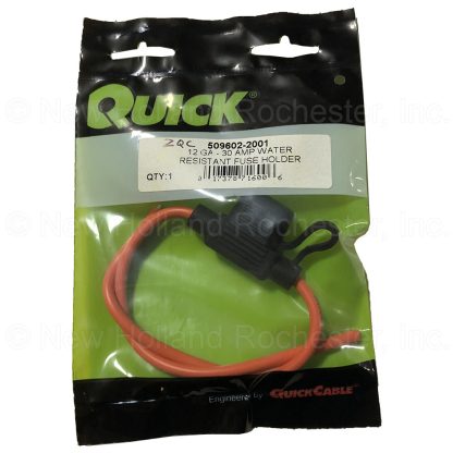New Holland / QuickCable 12GA - 30 Amp Water Resistant Fuse Holder Part # ZQC5096022001