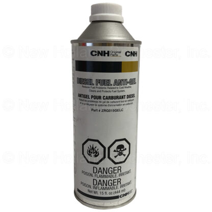 New Holland Diesel Fuel Anti-Gel 15oz Part # ZRG015GELC