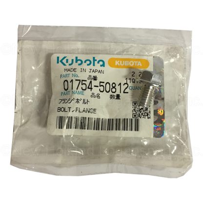 Kubota Flange Bolt M8x1.25x12mm Part # 01754-50812