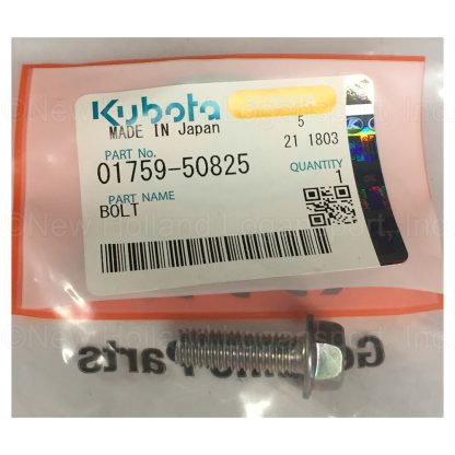 Kubota M8x1.25x25mm Bolt Part # 01759-50825