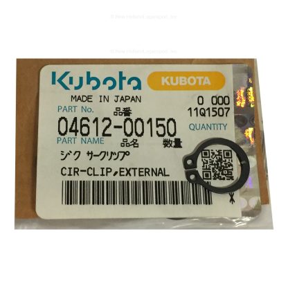 Kubota External Cir-Clip Part # 04612-00150