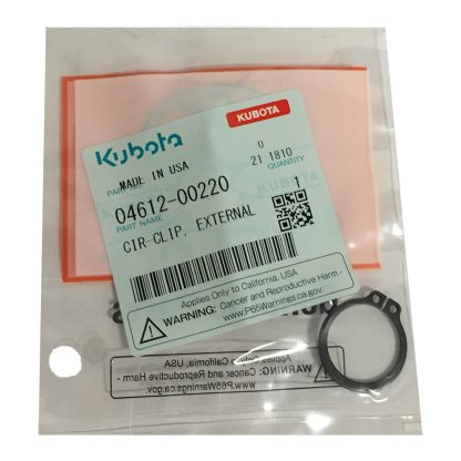 Kubota External Cir-Clip Part # 04612-00220
