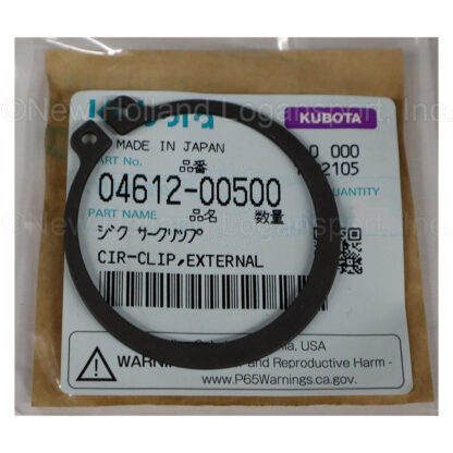Kubota External Cir-Clip Part # 04612-00500