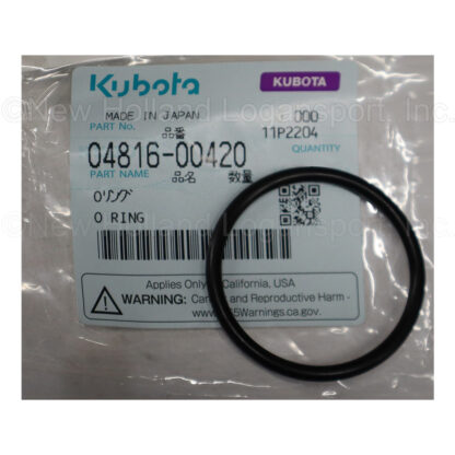 Kubota O-Ring Part # 04816-00420