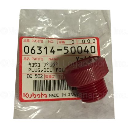 Kubota Oil Filter Plug Part # 06314-50040