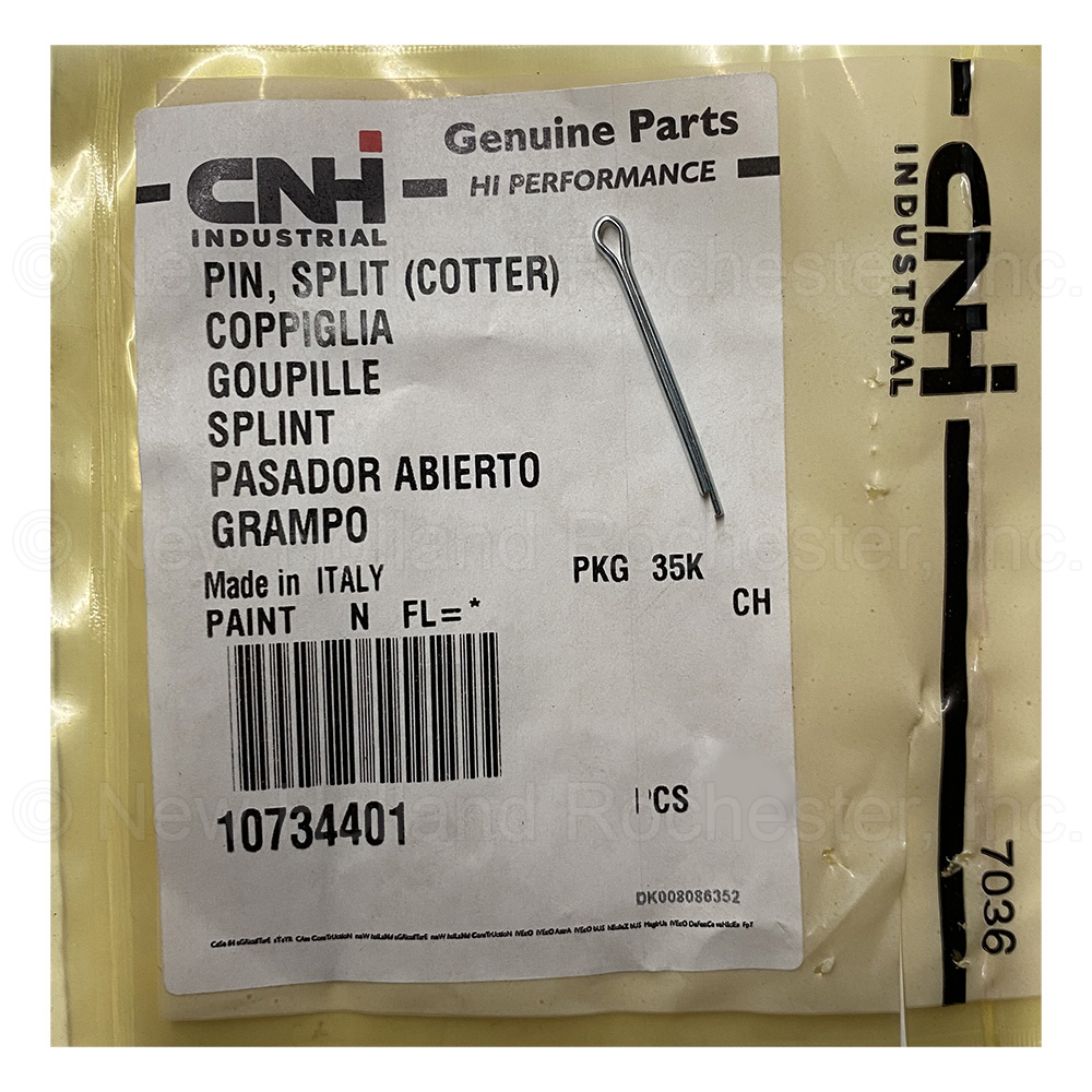 New Holland Split Pin Part # 10734401