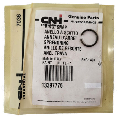 New Holland Snap Ring Part # 13397776