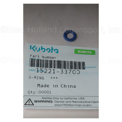 Kubota O-Ring Part # 15221-33700