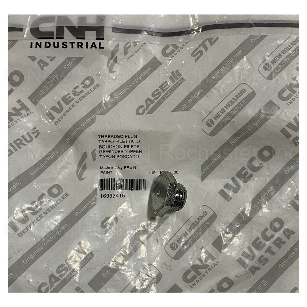 New Holland Plug Part # 16992415