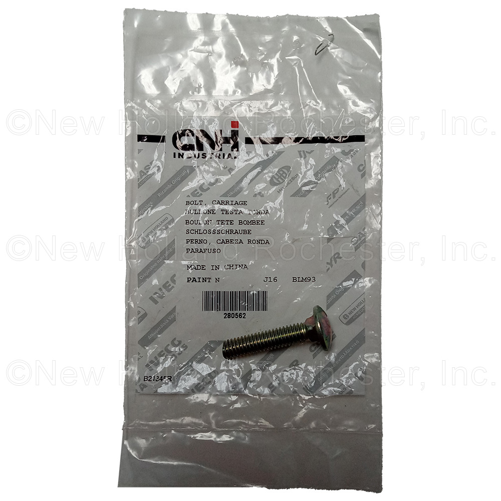 New Holland Carriage Bolt Part # 280562