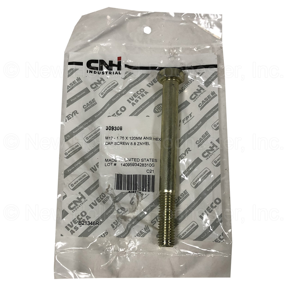 New Holland Bolt M12 x 1.75 x 120mm Part # 309308