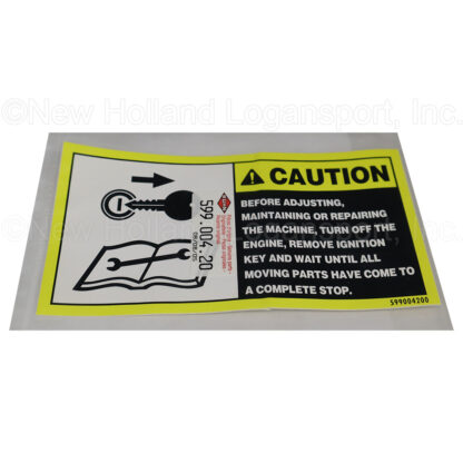 Kuhn Krause Pictorial H Turn Off Engine Part # 59900420