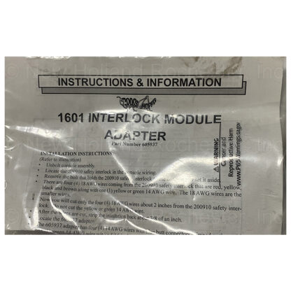 Grasshopper Interlock Module Part # 605937