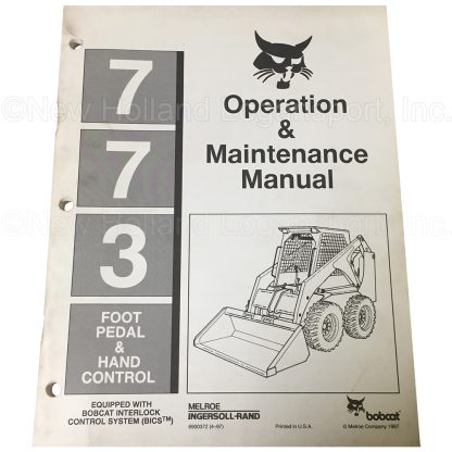 Bobcat Operator's Manual Part # 6900372