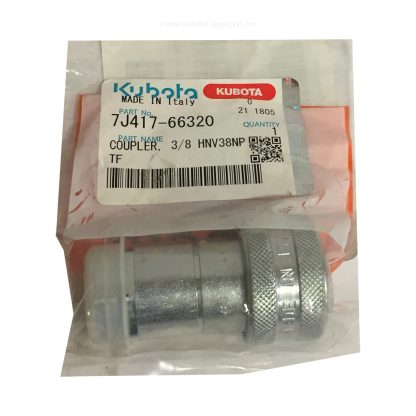 Kubota Coupler 3/8" HNV38NPTF Part # 7J417-66320