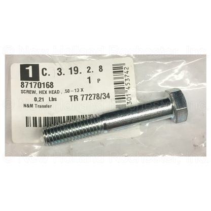 Kuhn Krause 1/2"-13 NC x 3" Hex Head Screw Part # 87170168