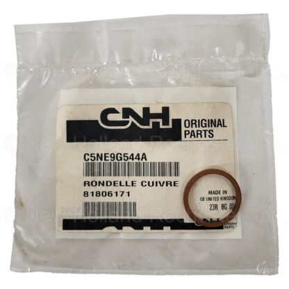 New Holland Copper Washer Part # C5NE9G544A