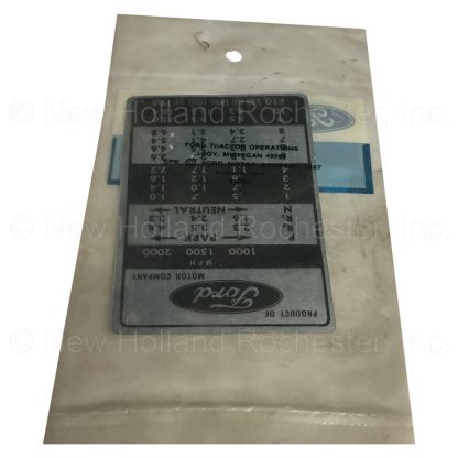 New Holland Decal Part # C5NN7B292HD