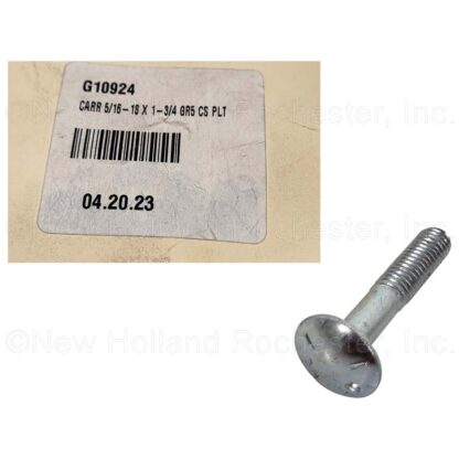 Kinze Carriage Bolt 5/16"-18 x 1 3/4" Part # G10924