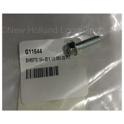Kinze Slotted Hex Non-Serrated Flange Tapping Screw 1/4" -20 x 1"  Part # G11644