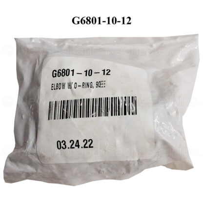 Kinze 90-Deg Elbow 7/8"-14 M JIC to 1-1/16"-12 Part # G6801-10-12