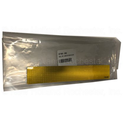 Kinze Amber Reflective Decal 1 1/2" x 9" Part # G7100-259