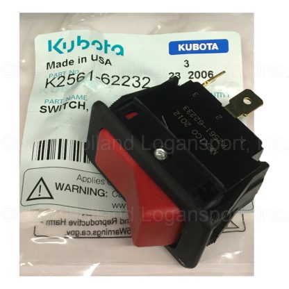 Kubota Hazard Switch Part # K2561-62232