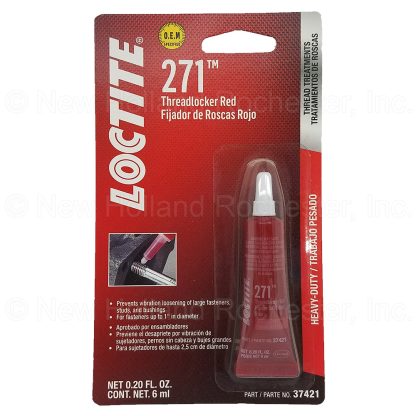LOCTITE Threadlocker 271 6ml Tube Part # MC37421