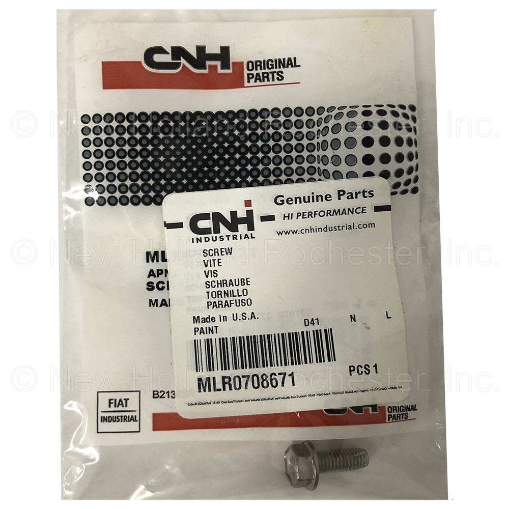 New Holland Screw Part # MLR0708671