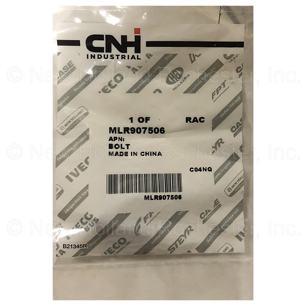 New Holland Bolt Part # MLR907506 - Image 3
