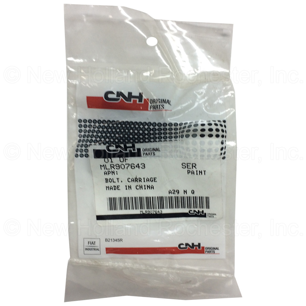 New Holland Carriage Bolt Part # MLR907643 - Image 3