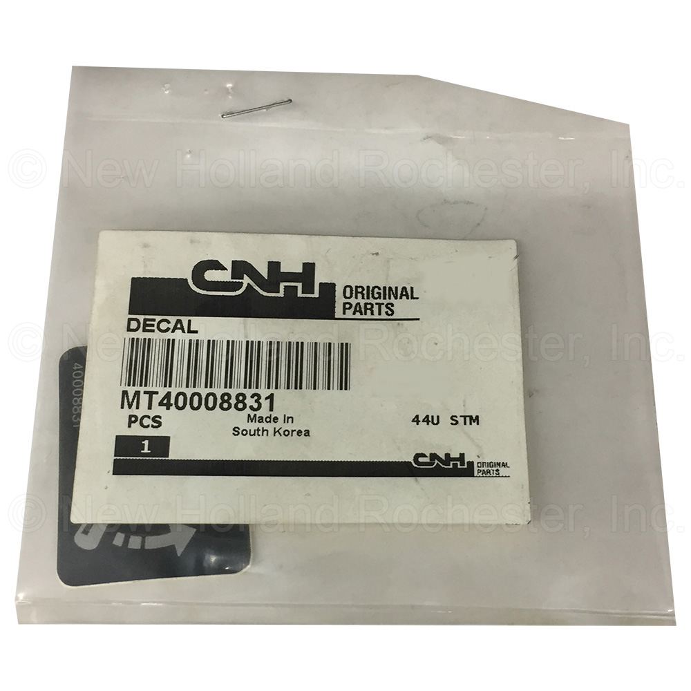 New Holland Decal Part # MT40008831