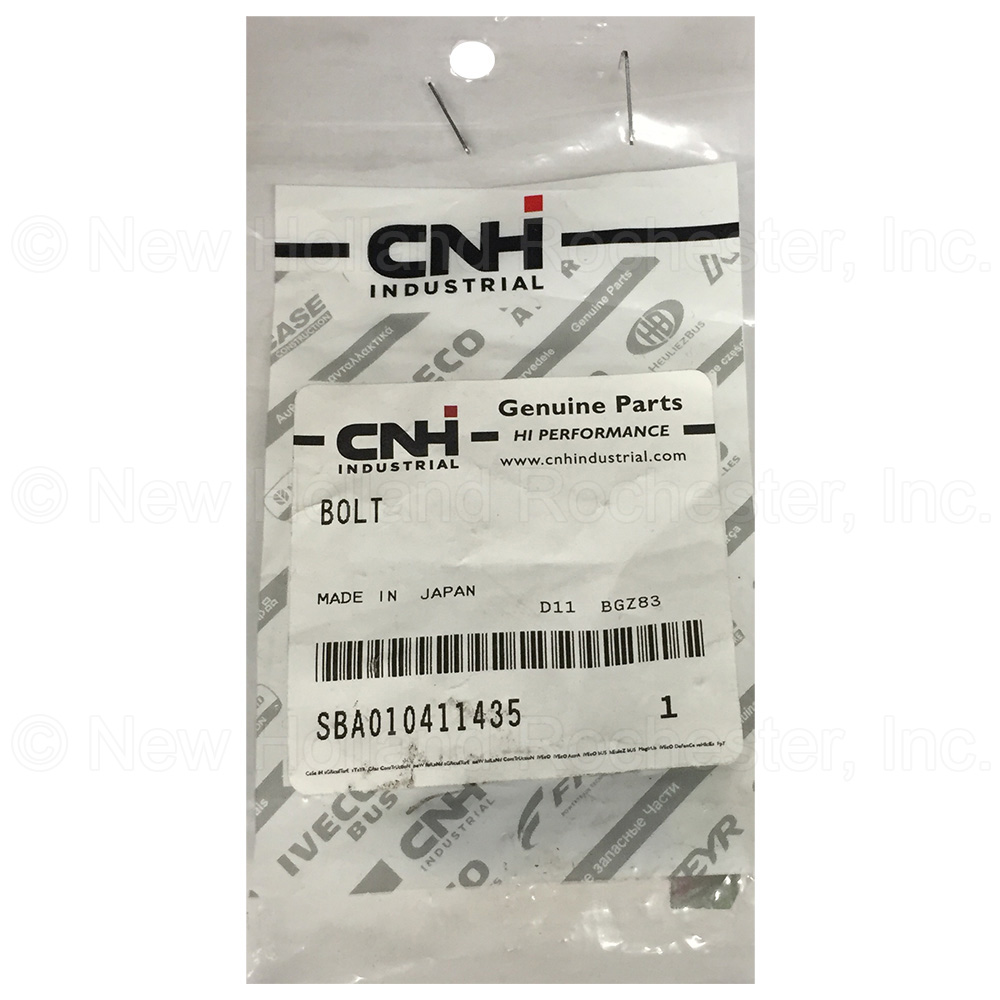 New Holland Bolt Part # SBA010411435 - Image 2