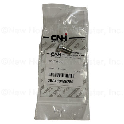 New Holland Banjo Bolt Part # SBA198486780