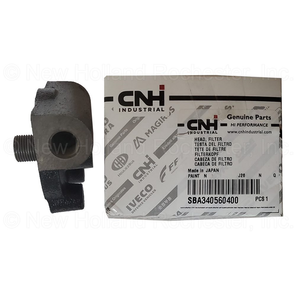 New Holland Filter Head Part # SBA340560400 - Image 2