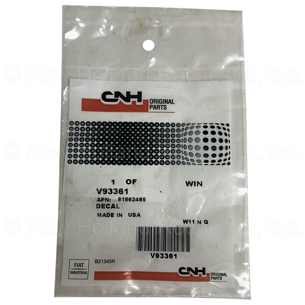 New Holland Decal Part # V93361 - Image 3