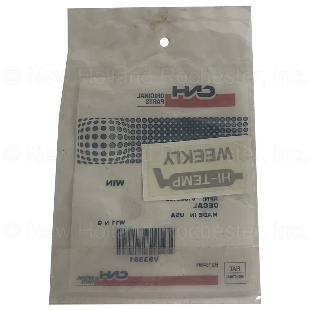 New Holland Decal Part # V93361