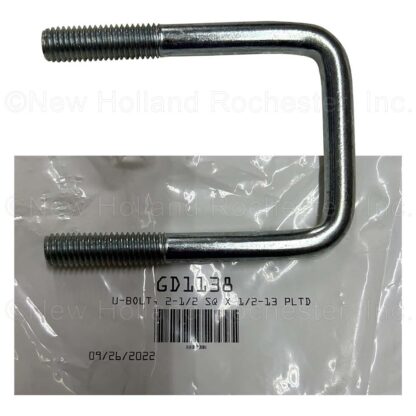 Kinze U-Bolt 1/2"-13 x 2 1/2" x 2 1/2" Part # GD1138