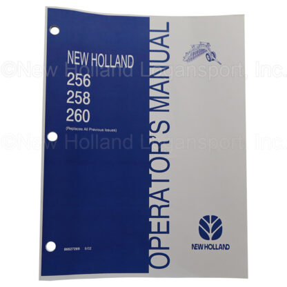 New Holland Operator's Manual Part # 86627269