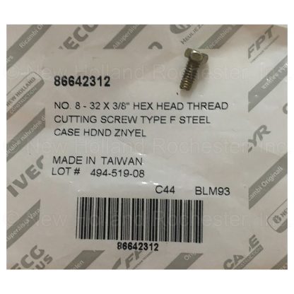 New Holland Self-Tap Screw Part # 86642312