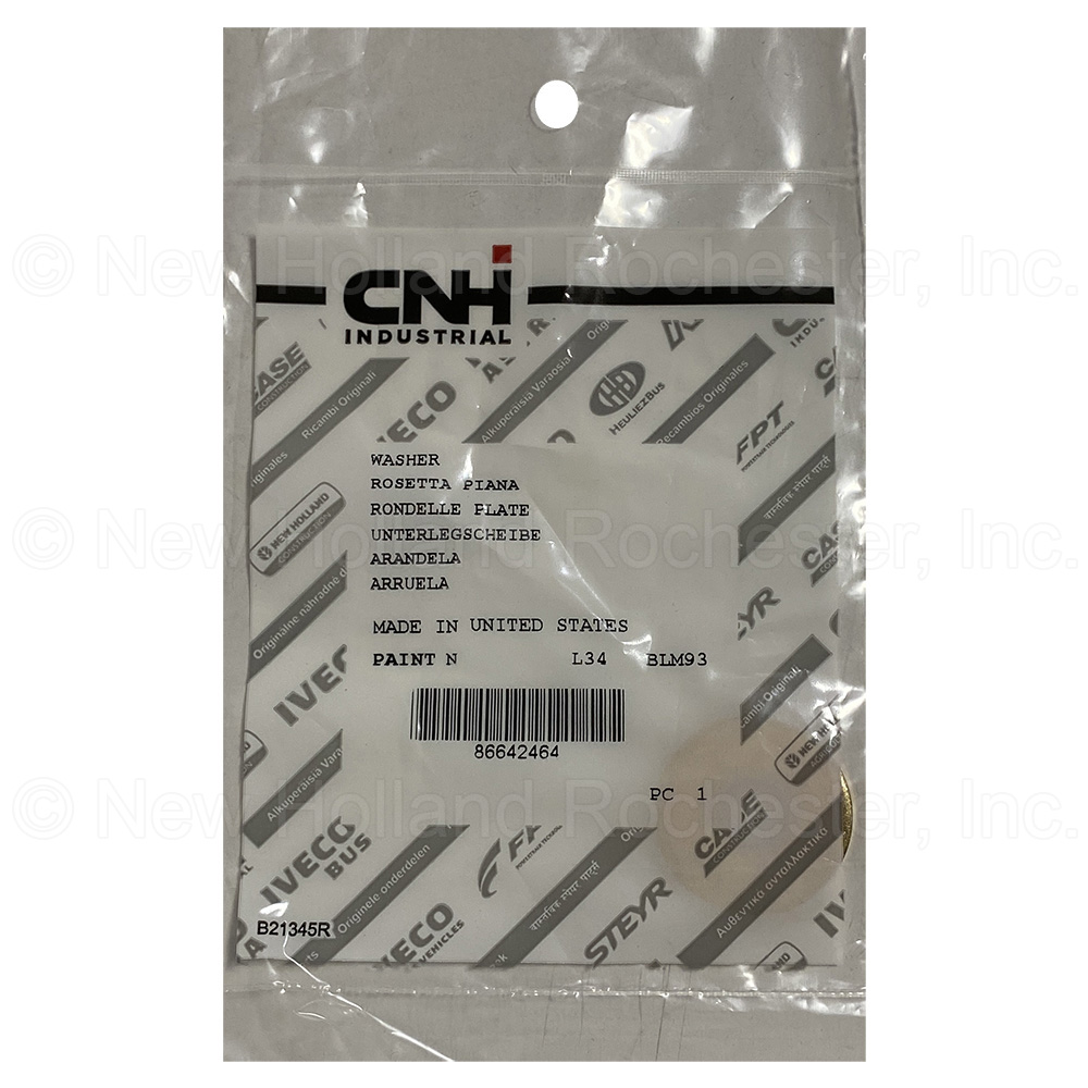 New Holland Washer Part # 86642464 - Image 2