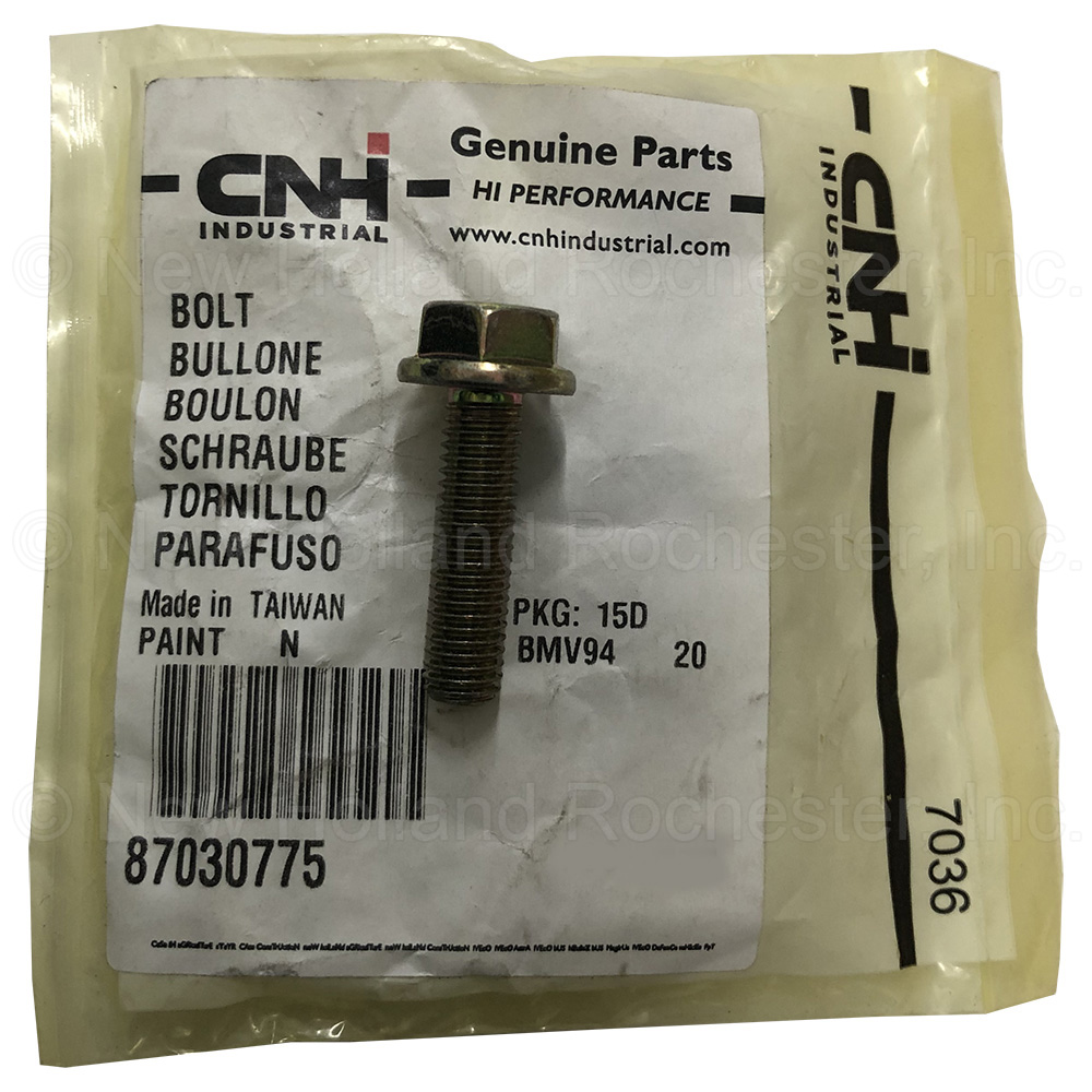 New Holland Bolt Part # 87030775