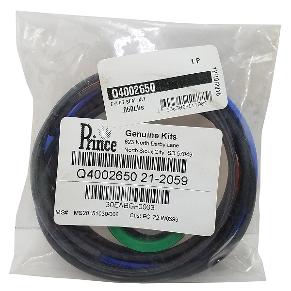 Kuhn Krause Hydraulic Cylinder Seal Kit Part # Q4002650