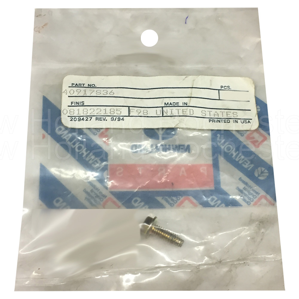 New Holland Self-Tap Screw Part # 40917S36