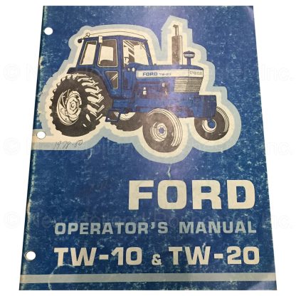Ford New Holland TW-10 & TW-20 Operator's Manual Part # 42001020