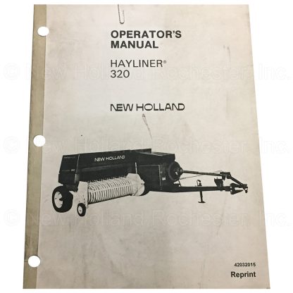 New Holland 320 Baler Operator's Manual Part # 42032015