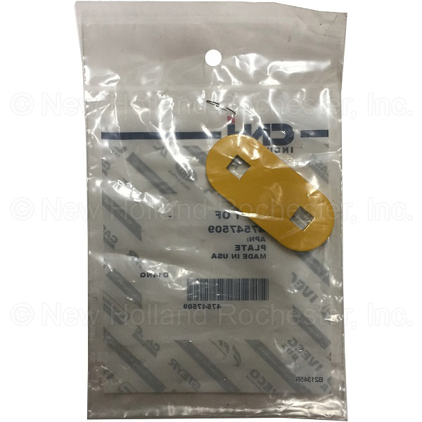 New Holland Plate Part # 47547509