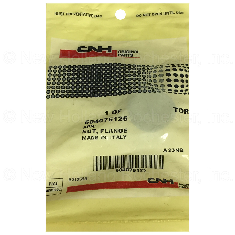 New Holland Flange Nut Part # 504075125 - Image 2