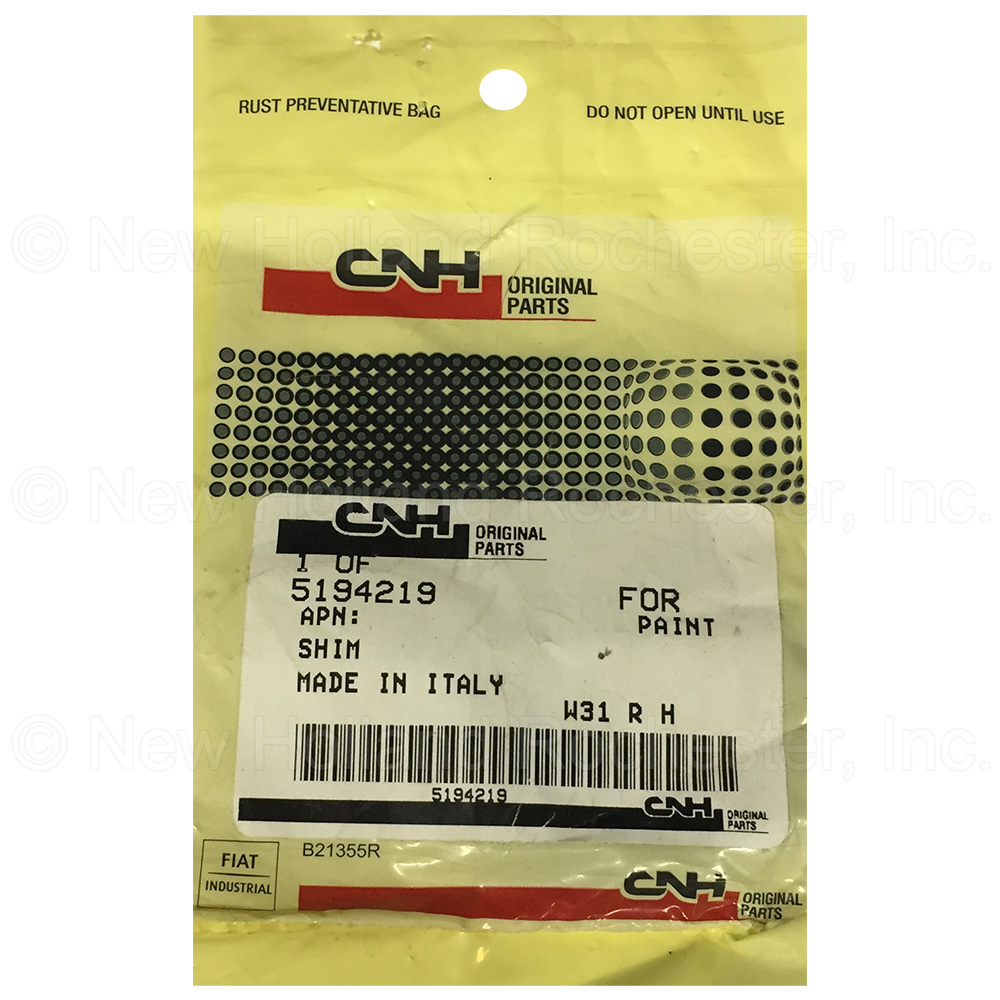 New Holland Shim Part # 5194219 - Image 2
